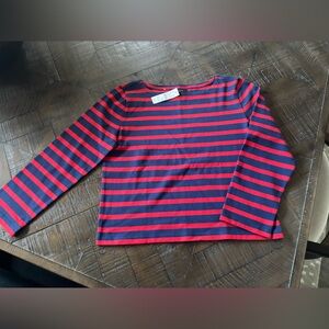 Jcrew Boatneck Cropped Top